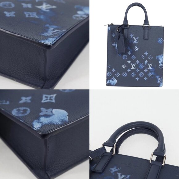 LOUIS VUITTON Monogram Watercolor Sac Plat Messenger Bag M57843 LV Auth BA1721M - Picture 13 of 15